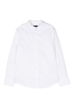 camicia in lino bianco FAY KIDS | FU5P00P0013100